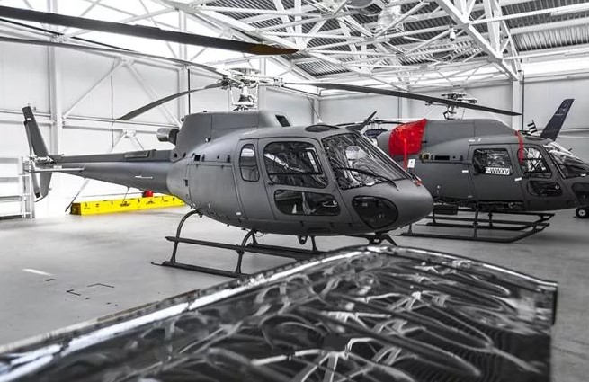 Базирование вертолета на территории хелипорта 